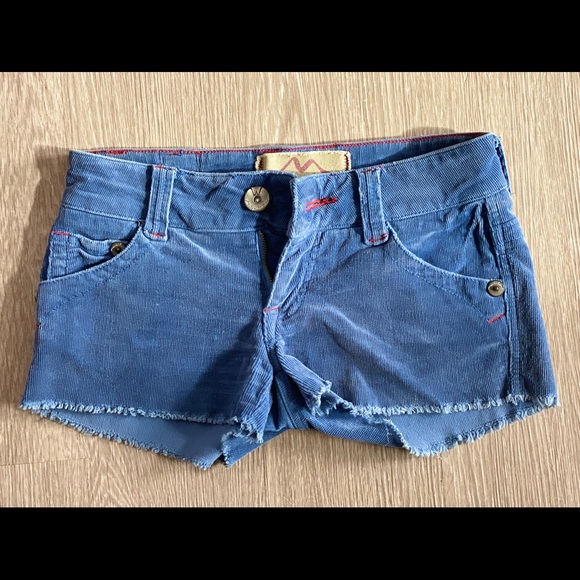 Marlow Pants - Blue corduroy shorts Marlow Pants - Blue corduroy shorts